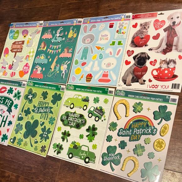 Bundle of Assorted Window Clings • Holiday Decor‎ - Picture 2 of 7